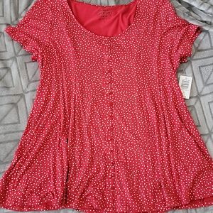 NWT Torrid Fit and Flare Super Soft Top